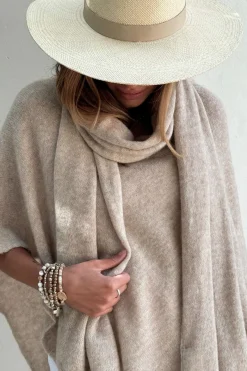 Adams alpakkahuivi, beige