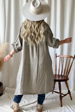 Adele paitamekko, taupe