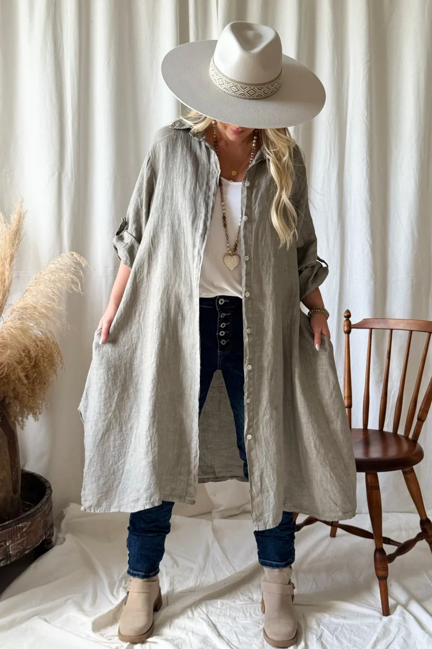 Adele paitamekko, taupe