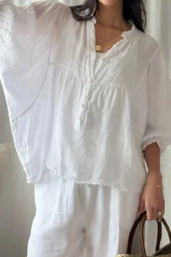 Alice pellavapaita, valkoinen