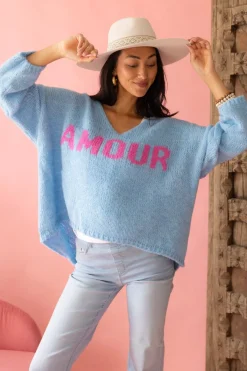 Amour neule, sky blue