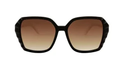 Aurinkolasit 54070, valkoinen/ruskea glitter