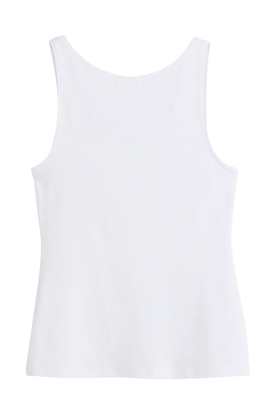 Bamboo basic toppi, valkoinen