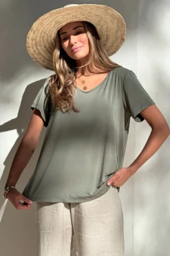 Bamboo daily t-paita, camo