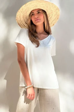 Bamboo daily t-paita, valkoinen