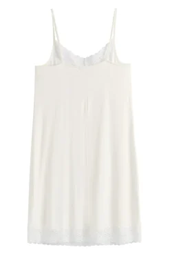 Bamboo Lace Joice slip mekko, valkoinen
