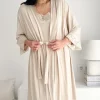 Bamboo Lace kimono, beige