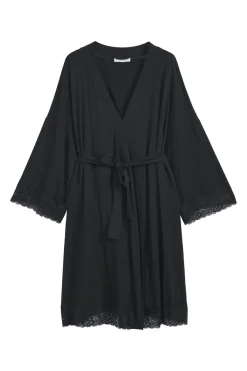 Bamboo Lace kimono, musta