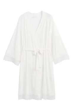 Bamboo Lace kimono, valkoinen