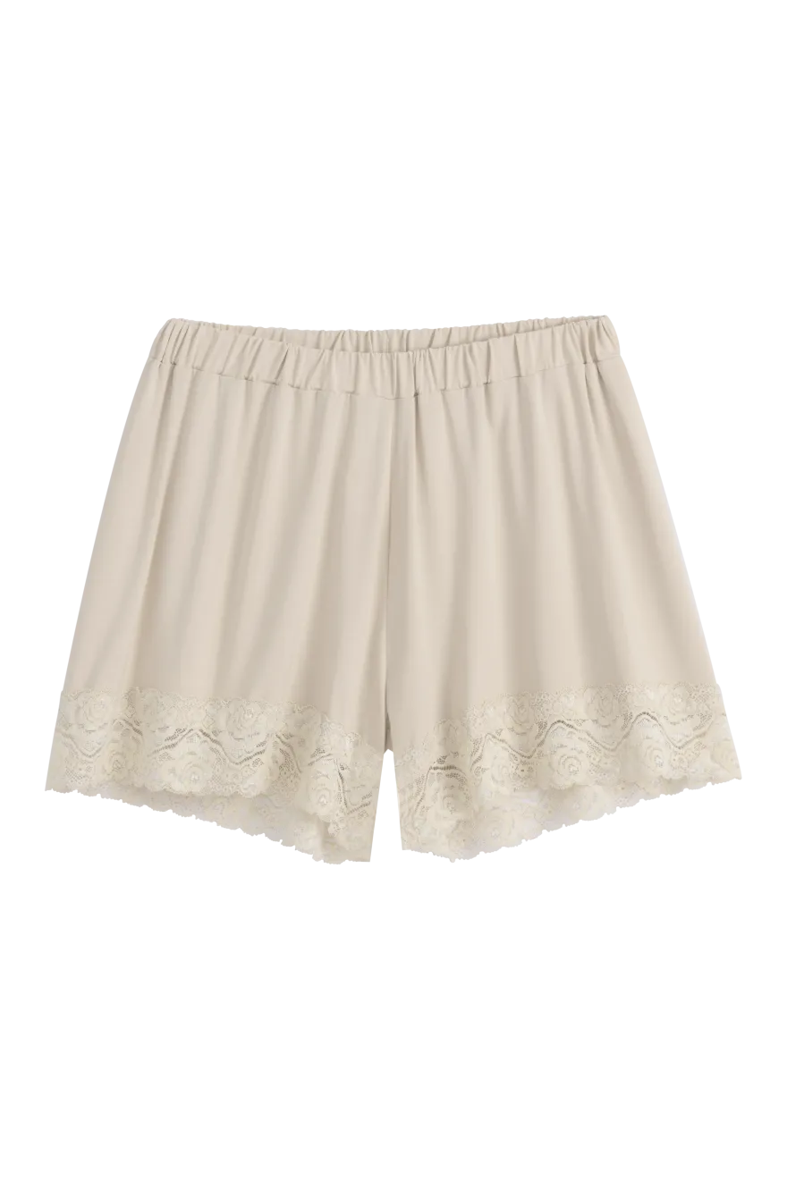 Bamboo Lace shortsit, beige