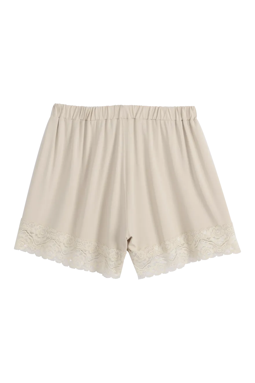 Bamboo Lace shortsit, beige