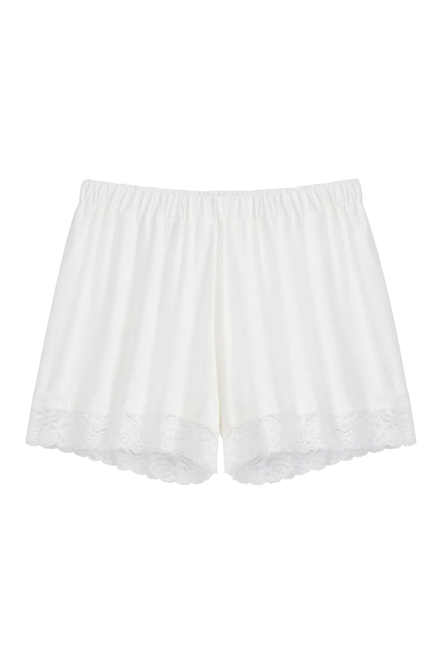 Bamboo Lace shortsit, valkoinen