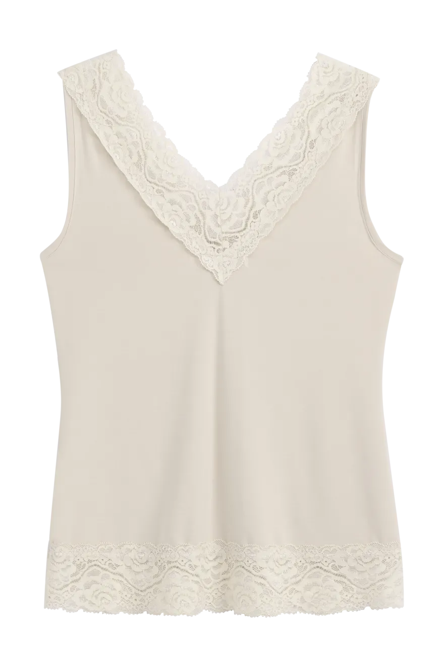 Bamboo Lace Valentine toppi, beige