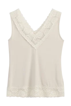 Bamboo Lace Valentine toppi, beige