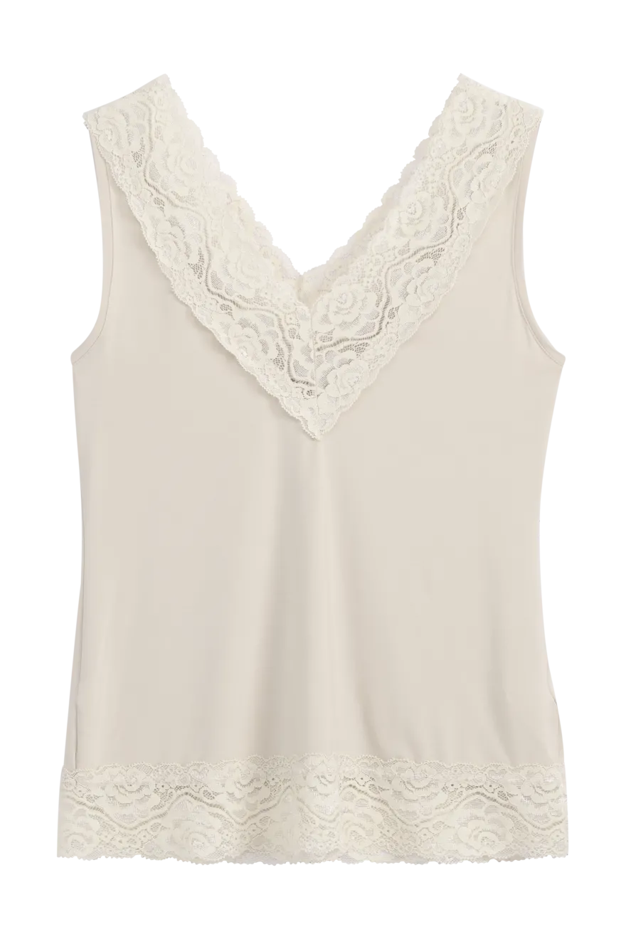 Bamboo Lace Valentine toppi, beige