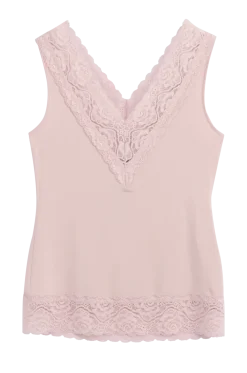 Bamboo Lace Valentine toppi, vaaleanpunainen