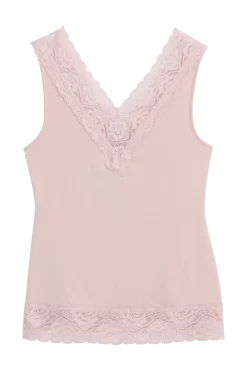 Bamboo Lace Valentine toppi, vaaleanpunainen