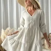 Belle pellavamekko, hiekka