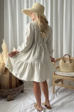 Belle pellavamekko, hiekka