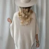 Be Mine poncho, light beige