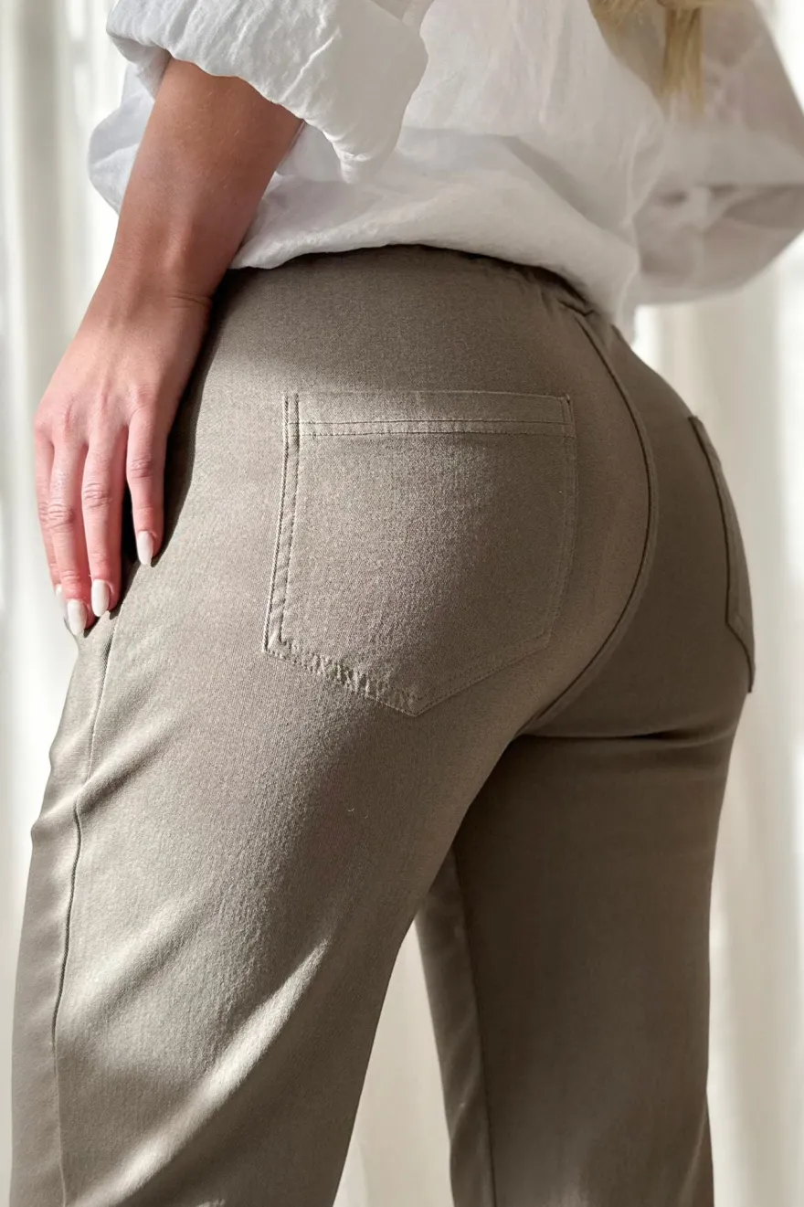 Bengaline joggerit long, taupe