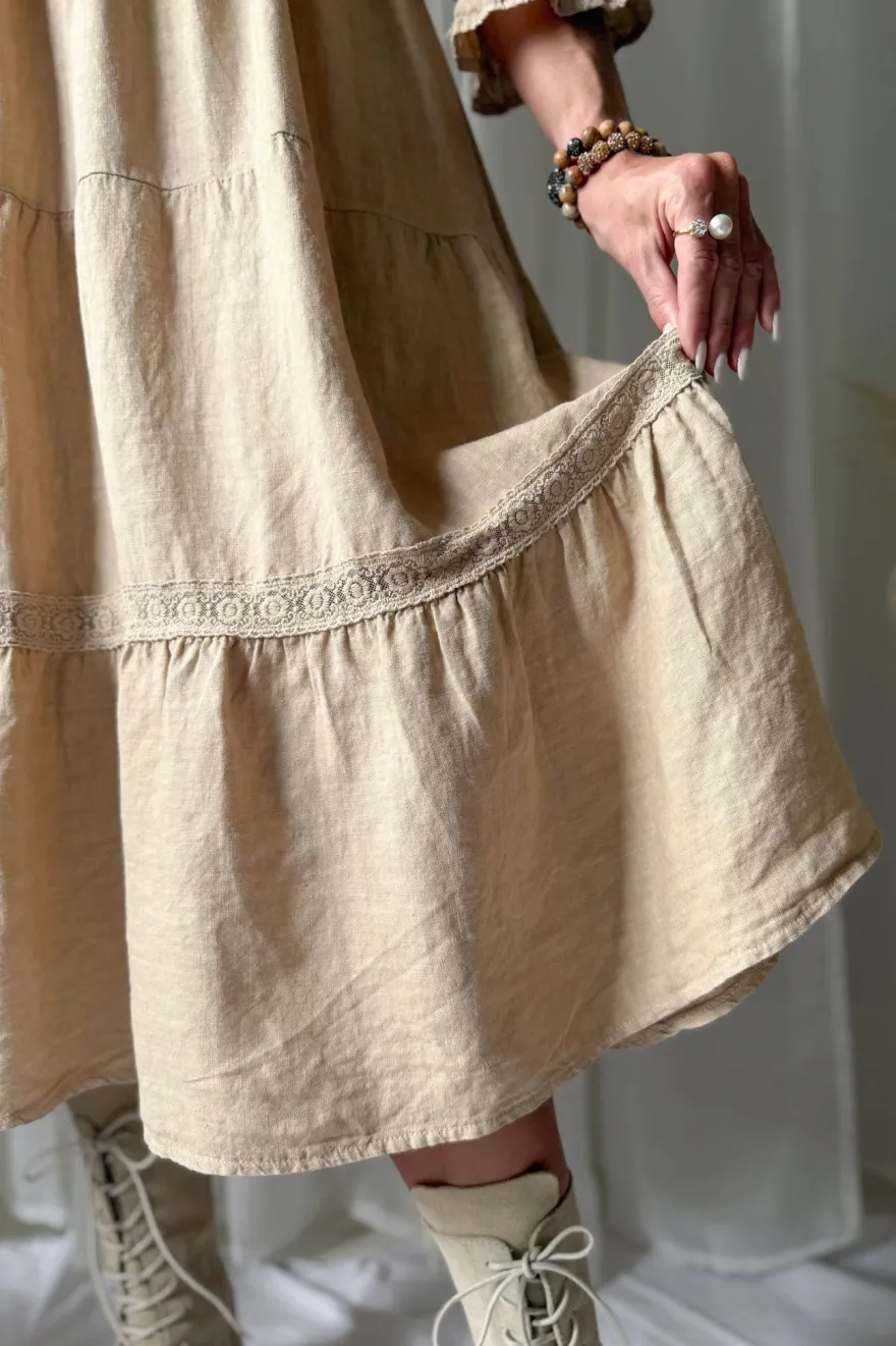 Beth Ellen pellavamekko, safari