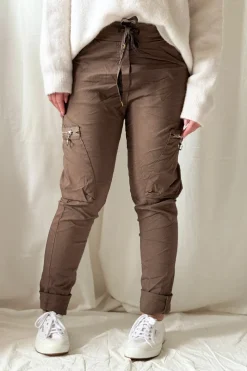 Cargo joggerit, taupe