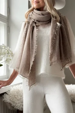 Cashmere love huivi, taupe