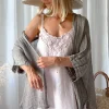 Castillo mesh pellavajakku, taupe