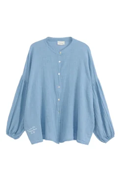 Chalky puuvillapaita, denim blue