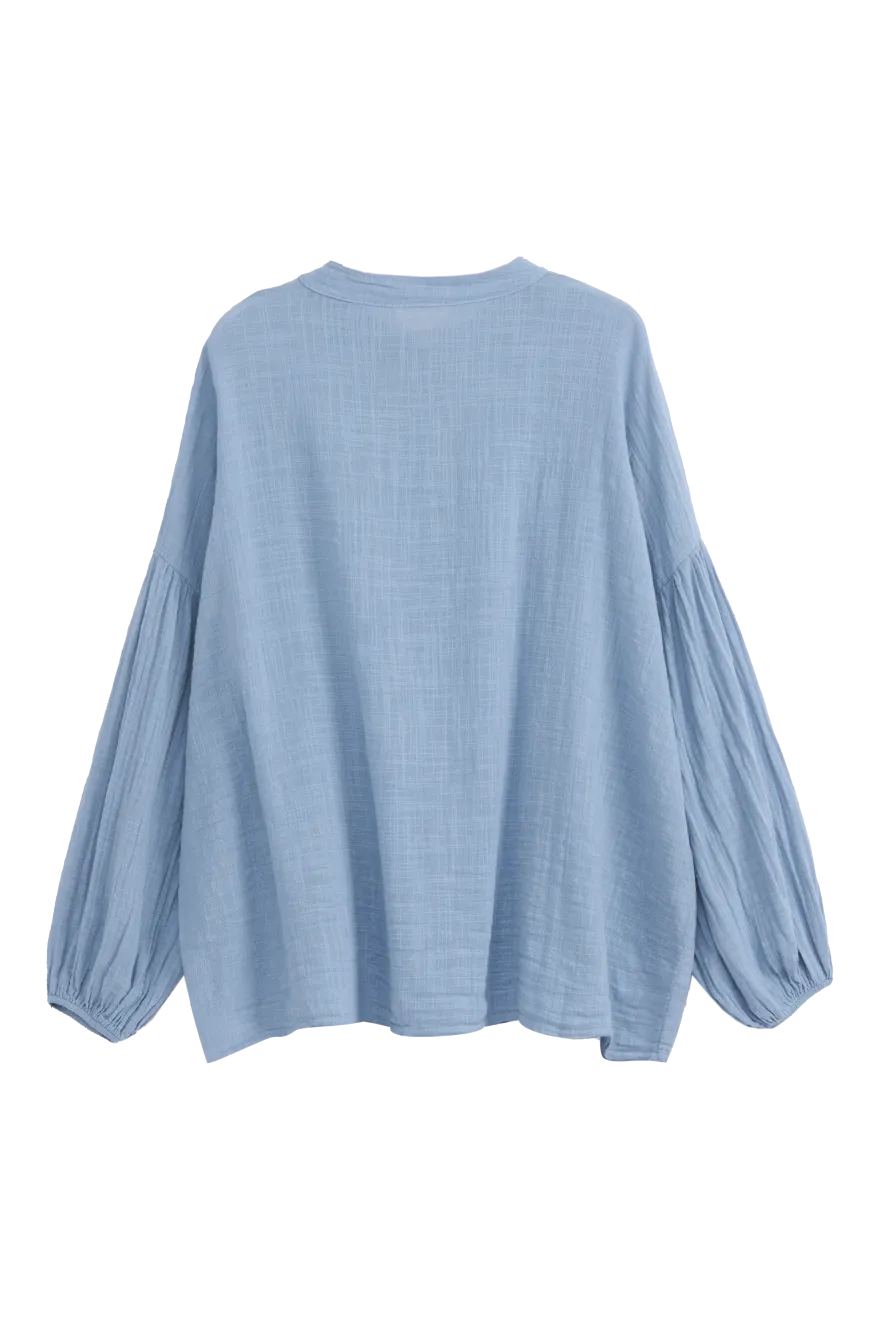 Chalky puuvillapaita, denim blue