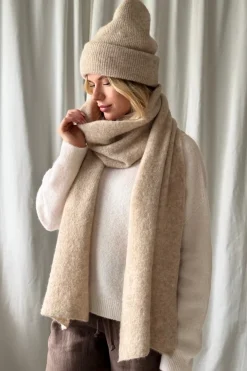 Chamonix alpakka beanie, beige