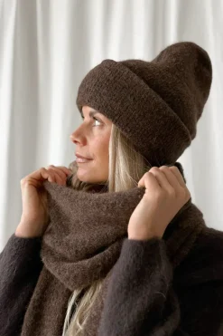 Chamonix alpakka beanie, coffee