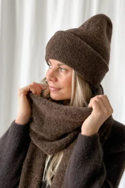 Chamonix alpakka beanie, coffee