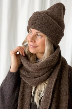 Chamonix alpakka beanie, coffee