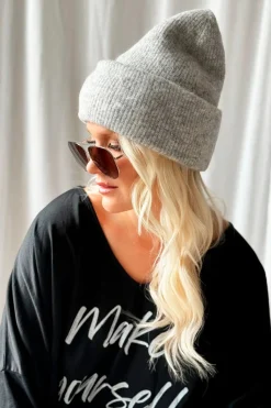 Chamonix alpakka beanie, harmaa