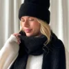Chamonix alpakka beanie, musta