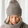 Chamonix alpakka beanie, taupe