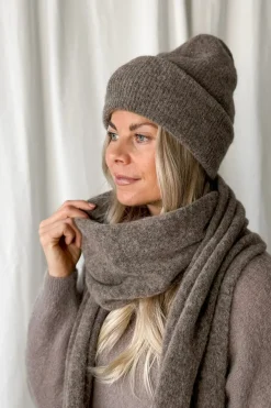Chamonix alpakka beanie, taupe