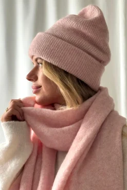 Chamonix alpakkahuivi, soft pink