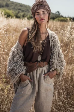 Coachella neuletakki, beige
