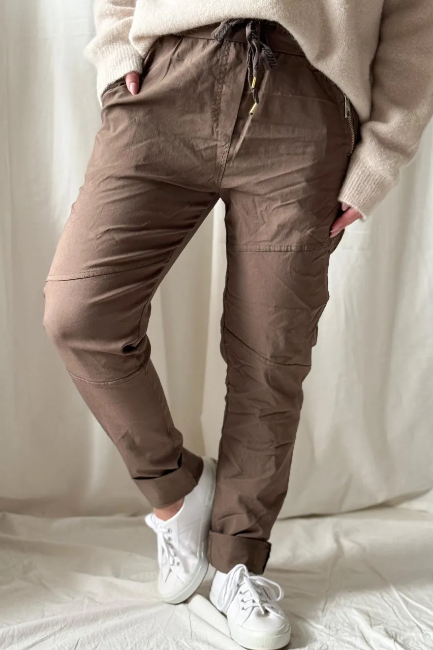 Cool joggerit, taupe