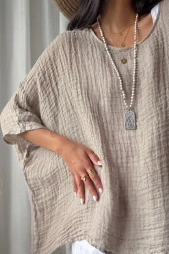 Corazon mesh pellavapaita, cashmere
