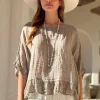 Costa mesh pellavapaita, taupe