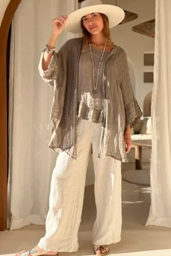Costa mesh pellavapaita, taupe