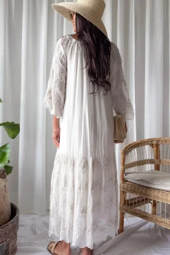 Daisy Dreams silkkiviskoosimekko, hiekka
