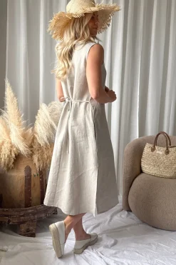 Diana pellavamekko, natural