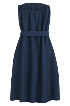 Elegance pellavamekko, navy