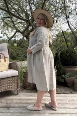 Emma pellavamekko, natural