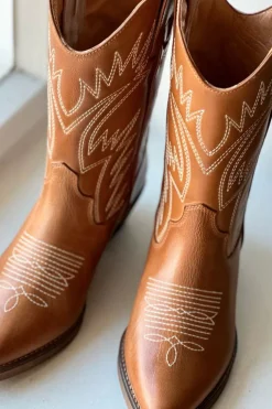 Frances bootsit, dark tan